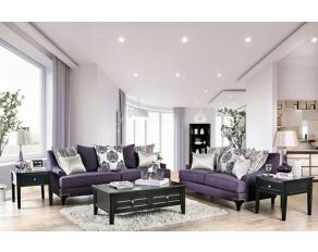 Sisseton Living Room Set in Purple