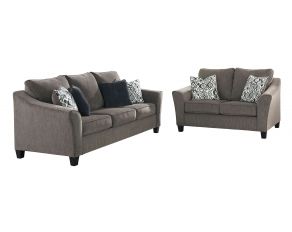 Nemoli Living Room Set in Slate