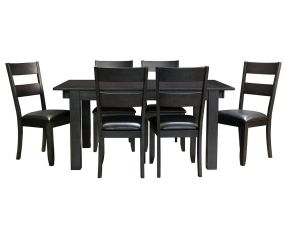 A-America Mariposa Leg Dining Set in Grey