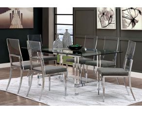 Casper Dining Room Set in Chrome