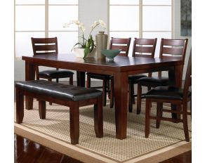 Crown Mark Bardstown 18"Leaf Dining Table Set