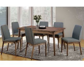 Furniture of America Eindride Dining Room Set in Natural