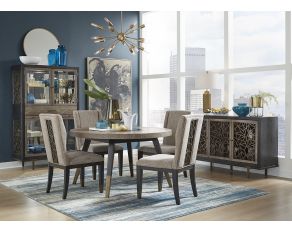 Ryker Round Dining Set in Coventry Grey