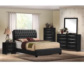 Ireland II Panel Bedroom Collections In Black