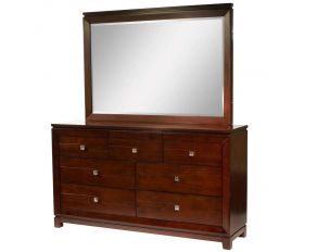 London Dresser with Mirror in Espresso Finish