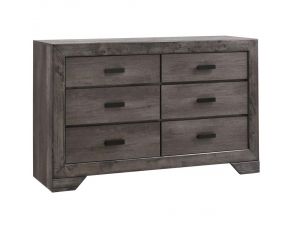 Nathan Dresser in Distressed Gray Oak Finish