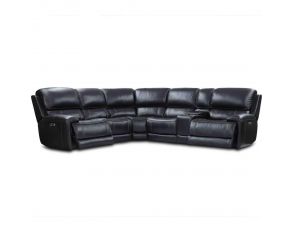 Empire 6 Piece Power Sectional in Verona Blackberry