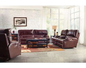 Wembley Reclining Living Room Set In Walnut