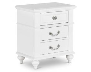 Alana Nightstand in White Finish