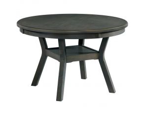 Amherst Round Dining Table in Grey Finish