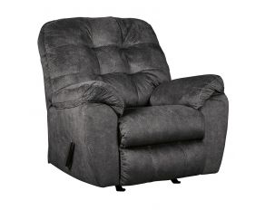 Ashley Furniture Accrington Rocker Recliner in Granite