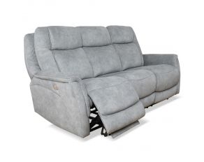 Linus Zero Gravity Power Sofa in Hudson Grey