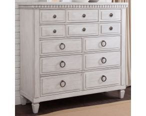 Salter Path Master Chest in White with Grain