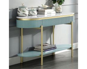 Koblenz Sofa Table in Light Teal