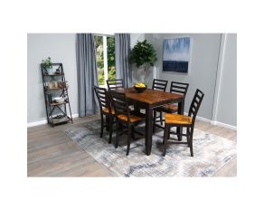 Melissa Gathering Dining Set in Brown