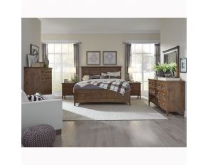 Bay Creek Panel Bedroom Set In Toasted Nutmeg