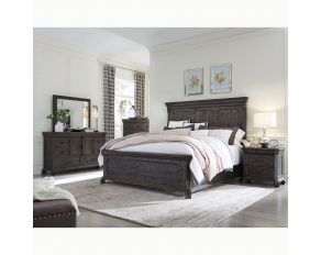 Bellamy Panel Bedroom Set in Peppercorn