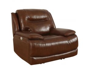 Colossus Power Recliner in Napoli Brown