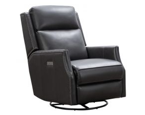 Cavill Swivel Glider Recliner in Shoreham Gray