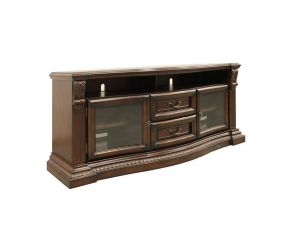 Parker House Bella 67" TV Console with Power Center in Vintage Sienna