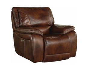 Vail Power Recliner in Burnt Sienna