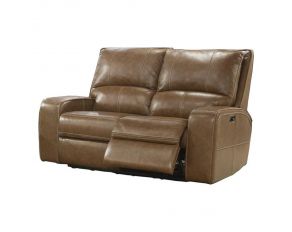 Swift Power Loveseat in Bourbon