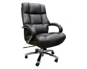 Horizon Fabric Heavy Duty Desk Chair in Cafe