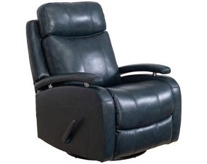 Duffy Swivel Glider Recliner in Ryegate Sapphire Blue