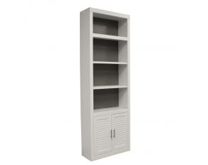 Catalina 32 Inch Open Top Bookcase in Cottage White