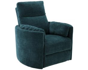 Radius Power Swivel Glider Recliner in Peacock