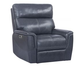 Reed Power Recliner in Indigo