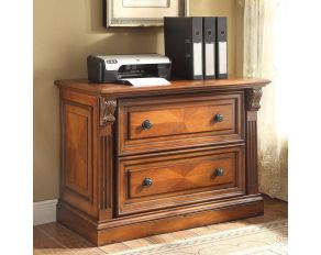 Huntington 2 Drawer Lateral File in Antique Vintage Pecan