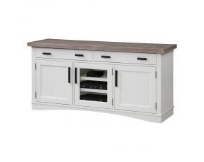 Americana Modern 63 Inch TV Console in Cotton