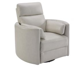 Radius Power Cordless Swivel Glider Recliner in Florence Ivory