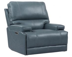 Whitman Power Cordless Recliner in Verona Azure