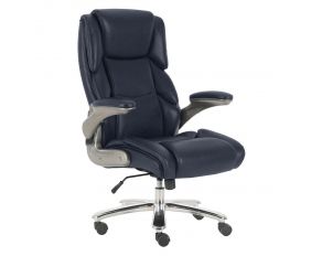 Fabric Heavy Duty Desk Chair in Admiral