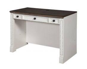 Provence Library Desk in Vintage Alabaster