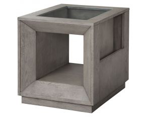 Pure Modern End Table in Moonstone