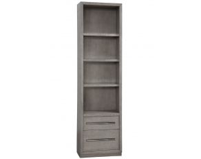 Pure Modern 24 Inch Open Top Bookcase in Moonstone