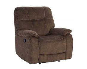 Cooper Manual Glider Recliner in Shadow Brown