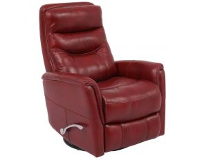 Gemini Manual Swivel Glider Recliner in Rouge