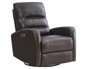 Ringo Power Swivel Glider Recliner in Florence Brown