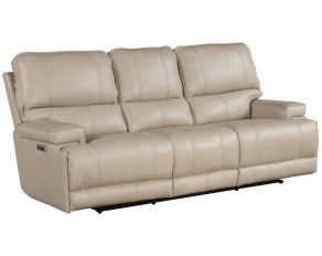 Whitman Power Cordless Sofa in Verona Linen