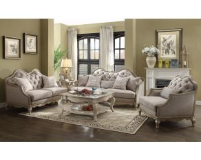 Chelmsford Living Room Set in Beige and Antique Taupe