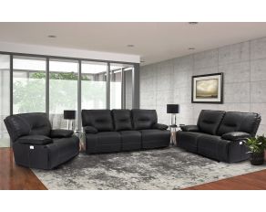 Spartacus Power Reclining Collection in Black
