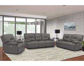 Spartacus Power Reclining Collection in Haze