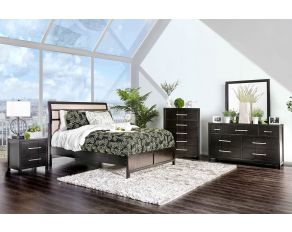 Berenice Bedroom Collection in Espresso Beige