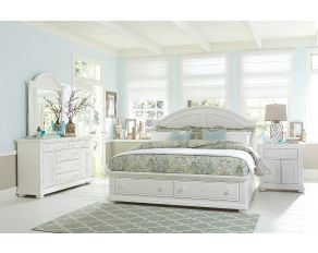 Summer House I Storage Bedroom Collections in Oyster White