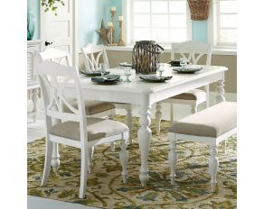 Summer House Rectangular Dining Room Collection in Oyster White