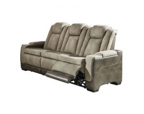 Next-Gen DuraPella Power Reclining Sofa in Two-tone Sand